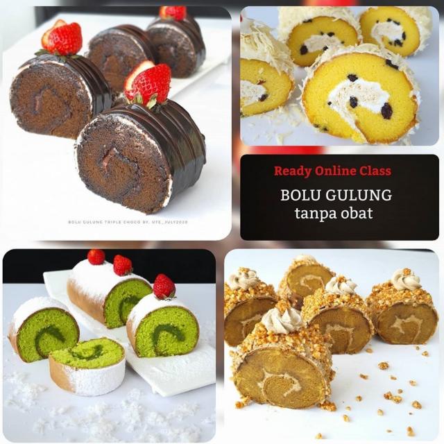  Bolu Gulung Tanpa Obat